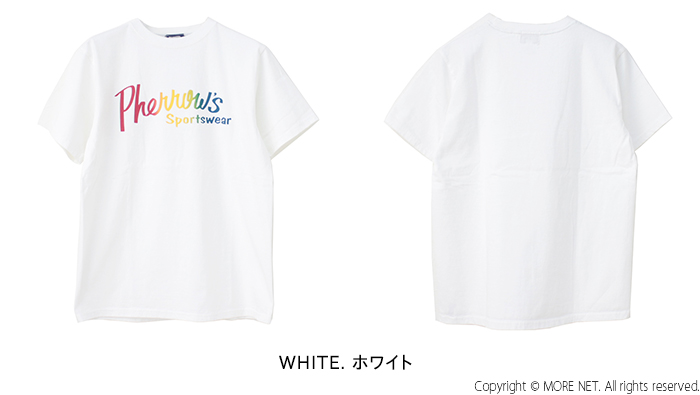 フェローズ PHERROW'S 定番ロゴ グラデーションプリントTシャツ 24S-PT1-G メンズ レディース 半袖 | Pherrow's | 02