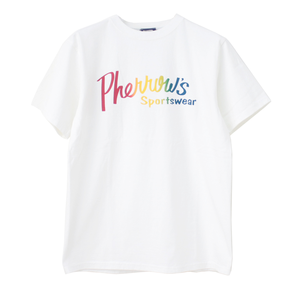 フェローズ PHERROW'S 定番ロゴ グラデーションプリントTシャツ 24S-PT1-G メンズ レディース 半袖 | Pherrow's | 06