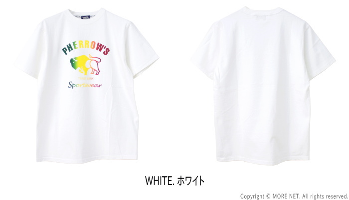 フェローズ PHERROW'S 定番バッファロー グラデーションプリントTシャツ 24S-PT2-G メンズ レディース 半袖 | Pherrow's | 02