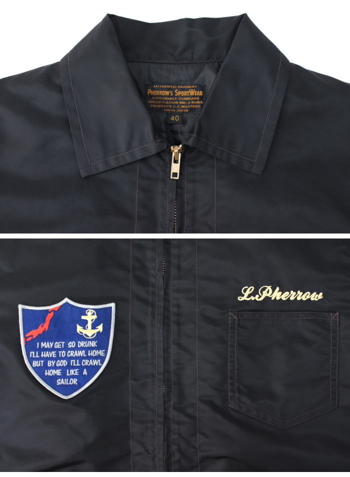 Pherrow's（フェローズ） 裏キルトツアージャケット 24W-PATJ1 メンズ