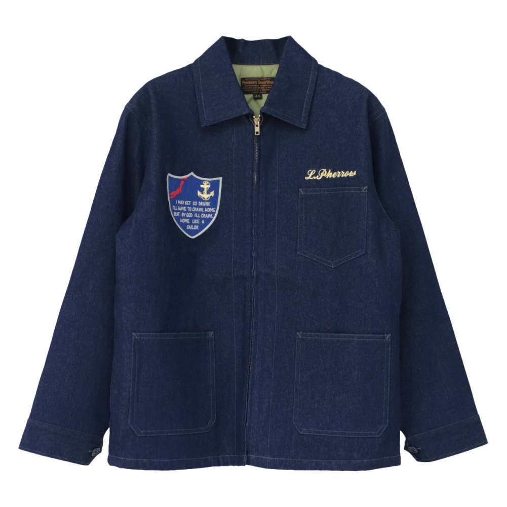 Pherrow's（フェローズ） 裏キルトツアージャケット 24W-PATJ1 メンズ