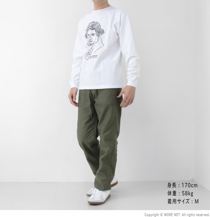 フェローズ PHERROW'S プリント長袖Tシャツ 24W-PLT-B メンズ 日本製 ベートーベン | Pherrow's | 11
