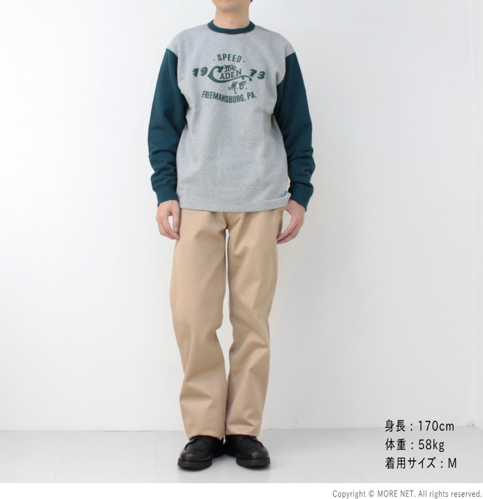 フェローズ PHERROW'S プリント裏毛長袖Tシャツ 24W-PMCT1 メンズ 日本製 | Pherrow's | 09