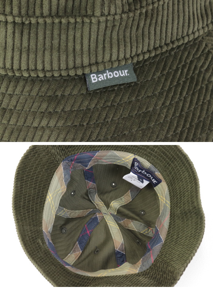 Barbour（バブアー） コーデュロイバケットハット 252MHA0915 メンズ