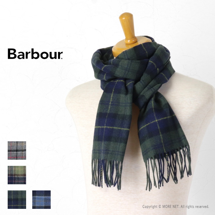 Barbour（バブアー） ラムズウール タータンチェック マフラー