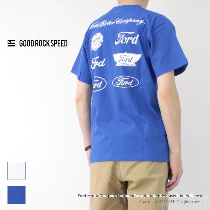 グッドロックスピード GOOD ROCK SPEED フォードコラボ ロゴTシャツ 25FOD008W メンズ レディース 半袖 FORD プリント 2025春夏 | GOOD ROCK SPEED | 02
