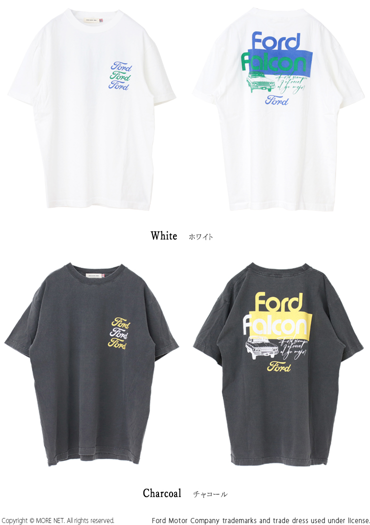 グッドロックスピード GOOD ROCK SPEED フォード ファルコンプリントTシャツ FORD FALCON 25FOD009W トップス プリント ロゴ 車 半袖 レディース 2025春夏 | GOOD ROCK SPEED | 03