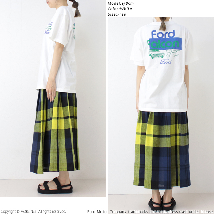 グッドロックスピード GOOD ROCK SPEED フォード ファルコンプリントTシャツ FORD FALCON 25FOD009W トップス プリント ロゴ 車 半袖 レディース 2025春夏 | GOOD ROCK SPEED | 07
