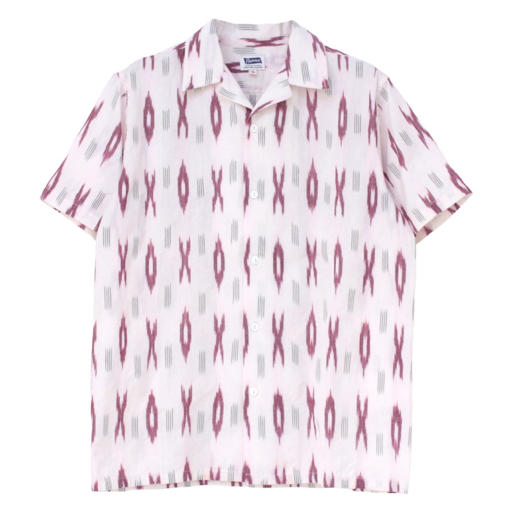 フェローズ PHERROW'S ハンドメイドファブリックシャツ 25S-HANDMADE FABRIC SHIRT メンズ オープンカラー 2025春夏 | Pherrow's | 07
