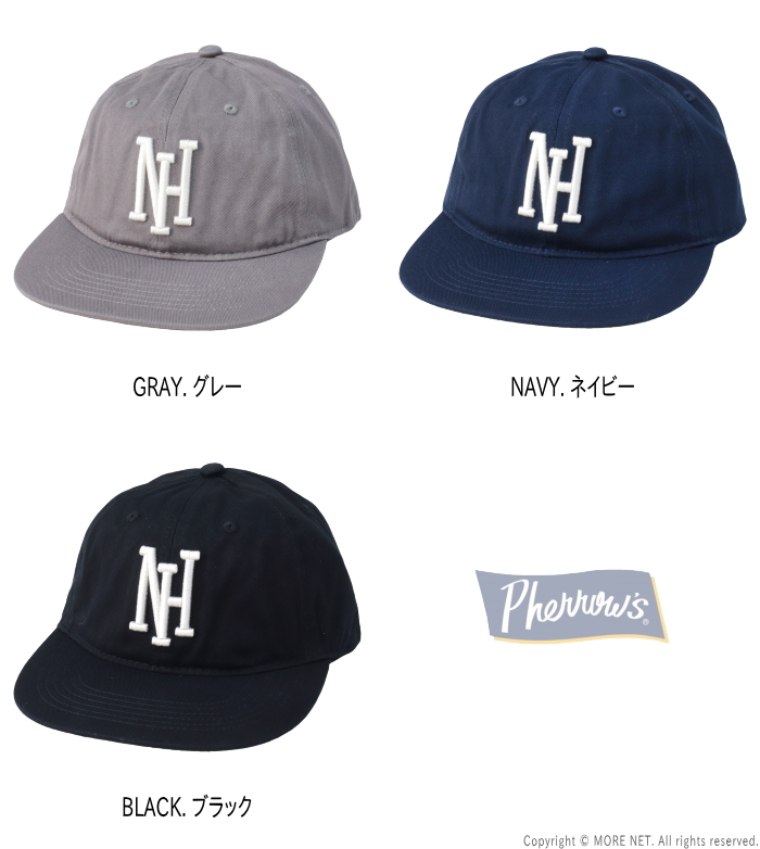 フェローズ PHERROW'S ベースボールキャップ 25S-PBC1 メンズ レディース 帽子 North Shore Holidays 2025春夏 | Pherrow's | 04