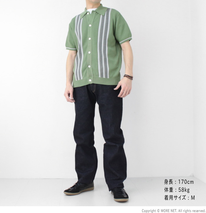 フェローズ PHERROW'S サマーニットシャツ 25S-PIKS1 メンズ 日本製 半袖 2025春夏 | Pherrow's | 09