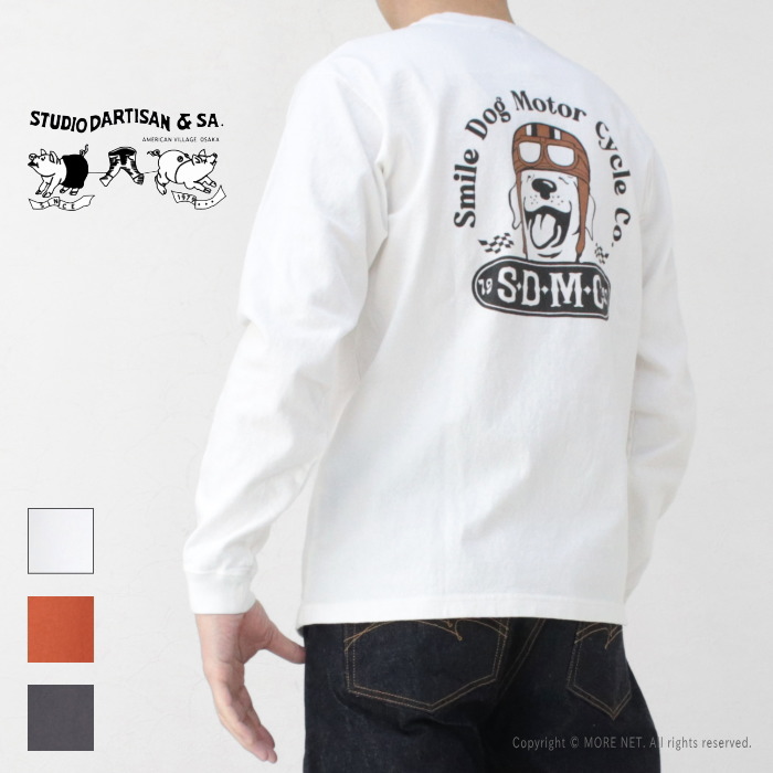 フェローズ PHERROW'S プリント長袖Tシャツ 25S-PLT3 メンズ 日本製 SDMC 2025春夏 | Pherrow's | 01