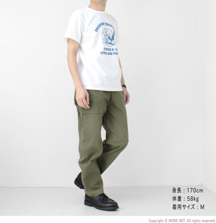 フェローズ PHERROW'S プリント半袖Tシャツ 25S-PMT4 メンズ 日本製 ミリタリー 2025春夏 | Pherrow's | 10