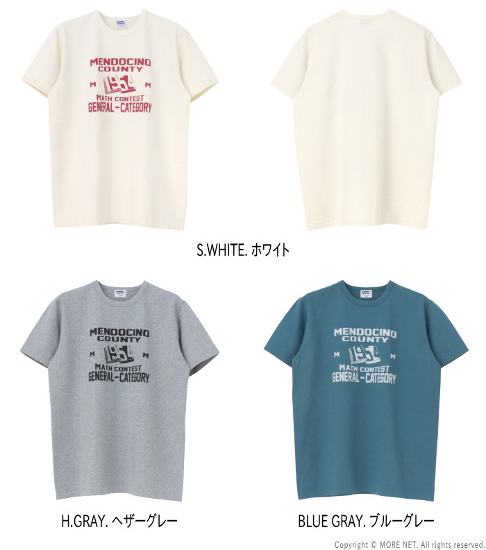 フェローズ PHERROW'S プリント半袖Tシャツ 25S-PMT7 メンズ 日本製 MENDOCINO 2025春夏 | Pherrow's | 04