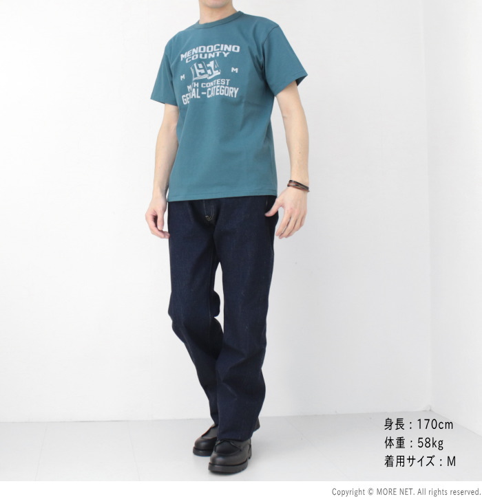 フェローズ PHERROW'S プリント半袖Tシャツ 25S-PMT7 メンズ 日本製 MENDOCINO 2025春夏 | Pherrow's | 12