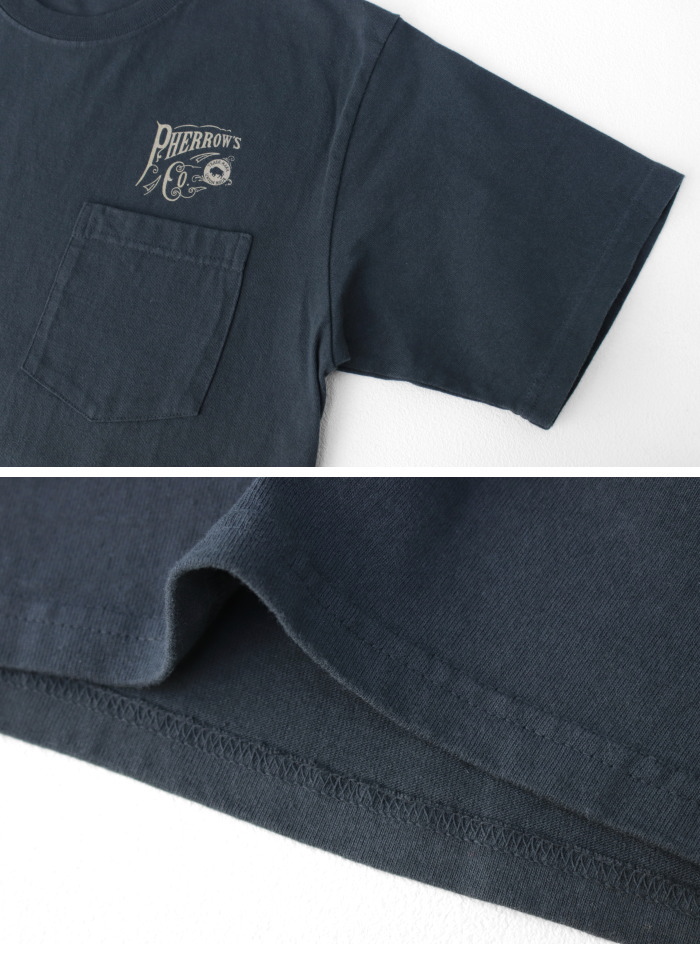 フェローズ PHERROW'S ポケット付きプリントTシャツ 25S-PPT1 メンズ 半袖 2025春夏 | Pherrow's | 06
