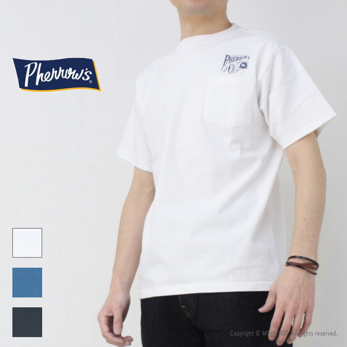 フェローズ PHERROW'S ポケット付きプリントTシャツ 25S-PPT1 メンズ 半袖 2025春夏 | Pherrow's | 01