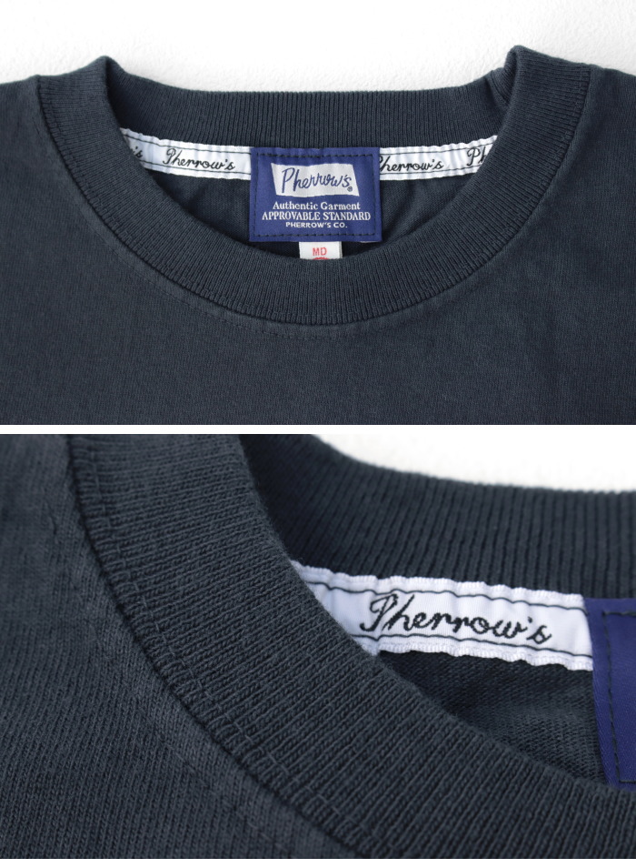 フェローズ PHERROW'S ポケット付きTシャツ PPT メンズ 半袖 無地系 2025春夏/メール便可 | Pherrow's | 07