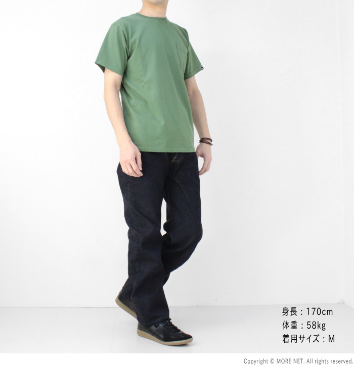 フェローズ PHERROW'S ポケット付きTシャツ PPT メンズ 半袖 無地系 2025春夏/メール便可 | Pherrow's | 14