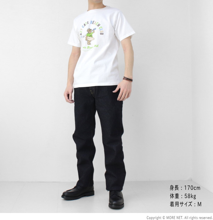 フェローズ PHERROW'S プリント半袖Tシャツ 25S-PT10 メンズ LAZY CATS BEACH CLUB 2025春夏 | Pherrow's | 10