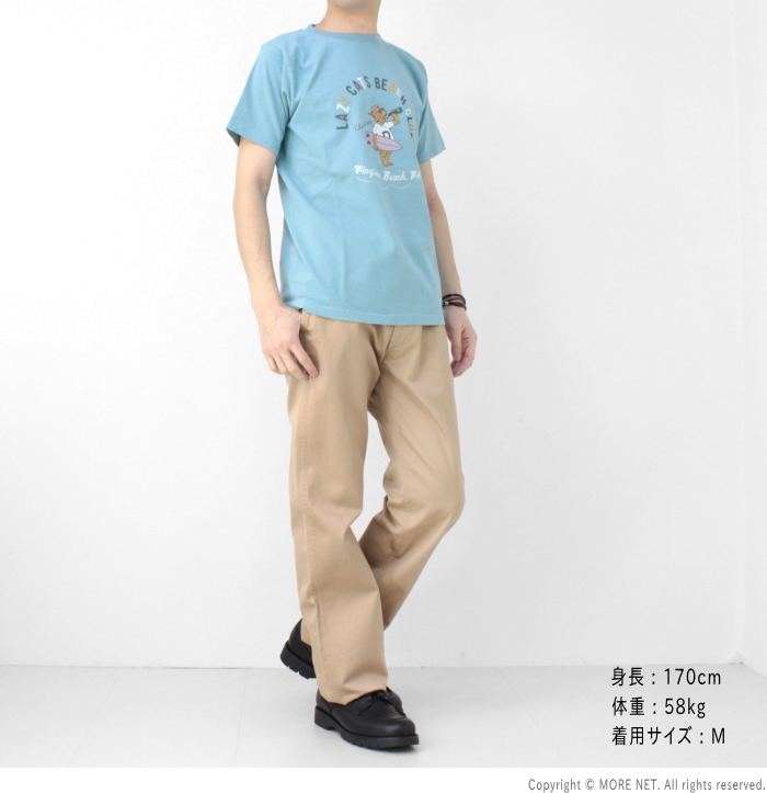 フェローズ PHERROW'S プリント半袖Tシャツ 25S-PT10 メンズ LAZY CATS BEACH CLUB 2025春夏 | Pherrow's | 11