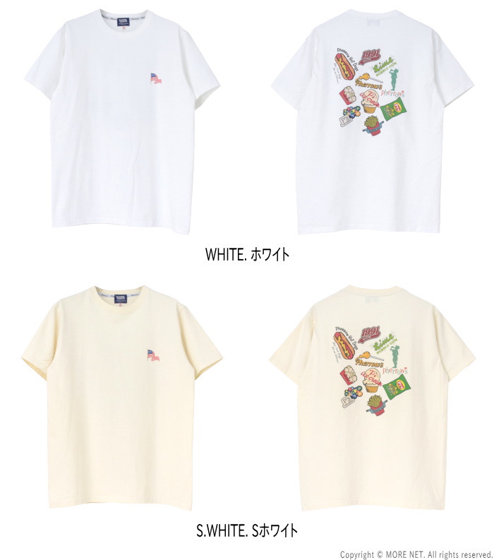 フェローズ PHERROW'S プリント半袖Tシャツ 25S-PT17 メンズ アメリカンフード 2025春夏 | Pherrow's | 03
