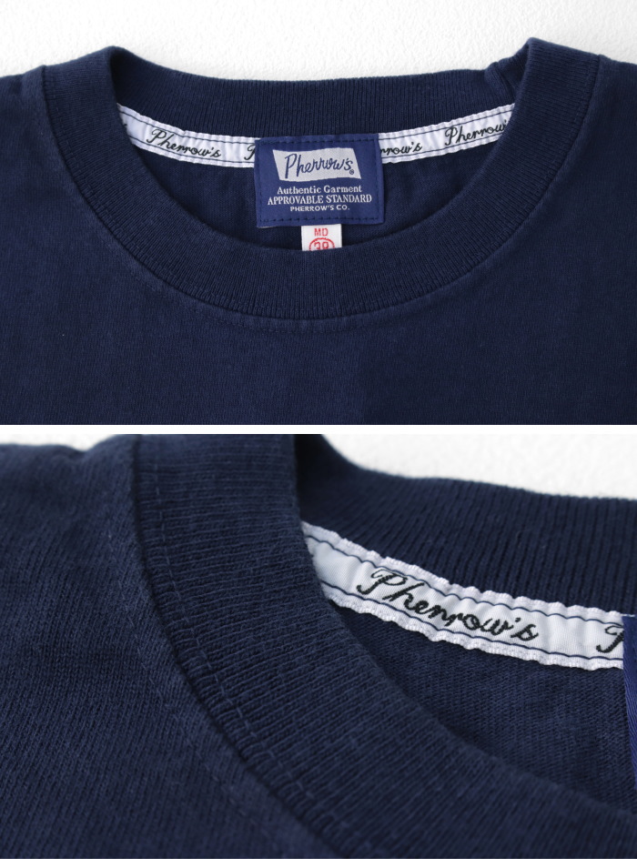 フェローズ PHERROW'S 定番ロゴ プリント半袖Tシャツ 25S-PT1 メンズ 2025春夏/メール便可 | Pherrow's | 06