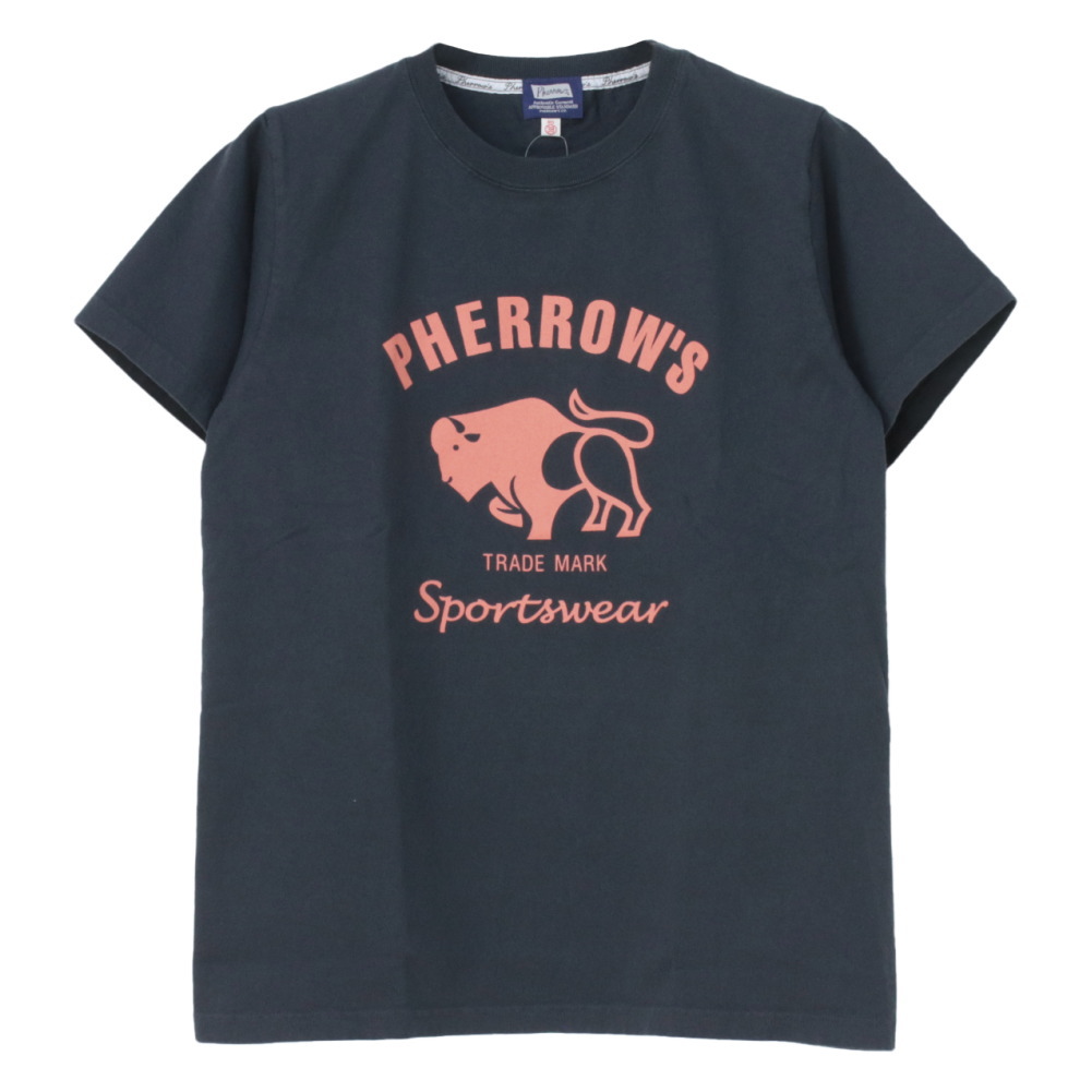 多様な Pherrow's フェローズ PHERROW'S 定番バッファロー プリント半袖 服&ファッション小物