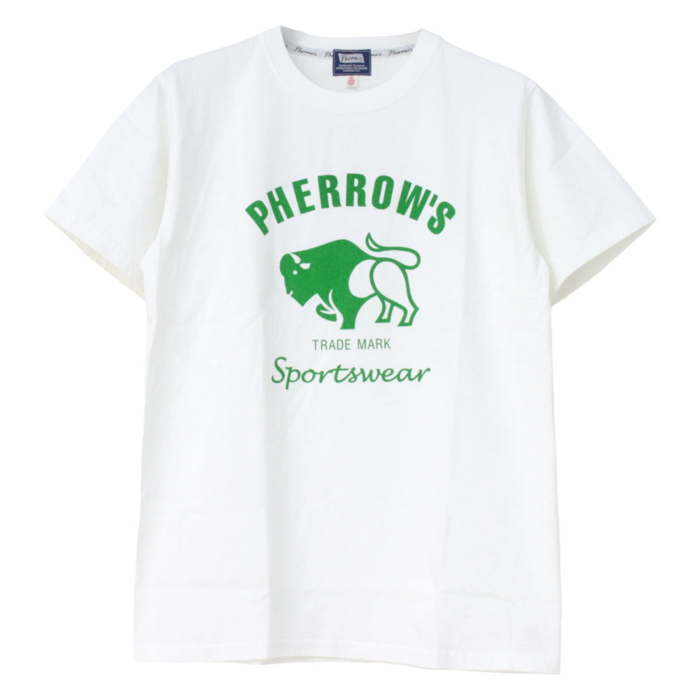 Pherrow's フェローズ PHERROW'S 定番バッファロー プリント半袖