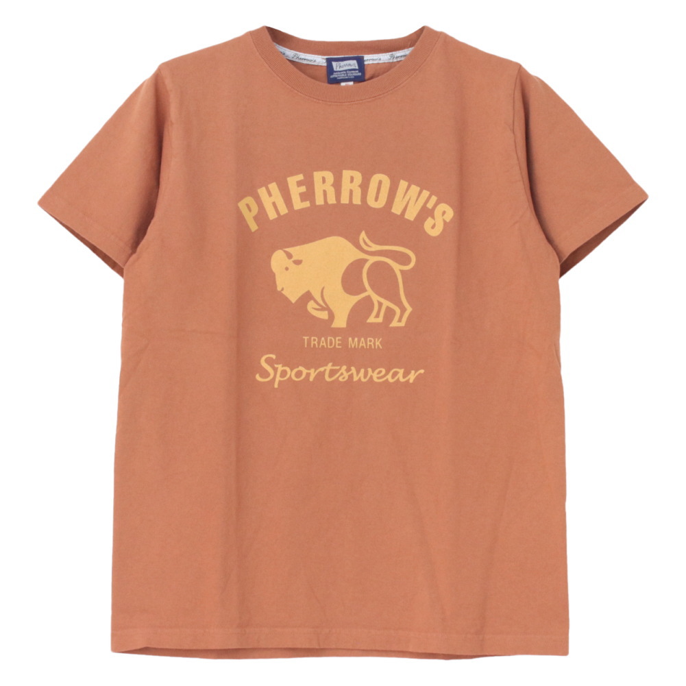 Pherrow's フェローズ PHERROW'S 定番バッファロー プリント半袖