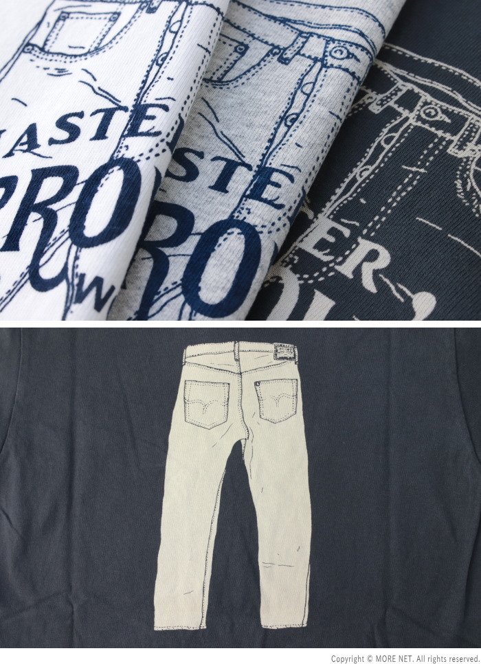 フェローズ PHERROW'S 定番デニムプリント半袖Tシャツ 25S-PT3 メンズ 2025春夏 | Pherrow's | 06