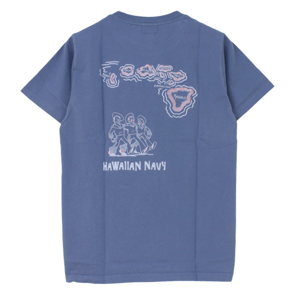 フェローズ PHERROW'S プリント半袖Tシャツ 25S-PT6 メンズ HAWAIIAN NAVY 2025春夏 | Pherrow's | 03