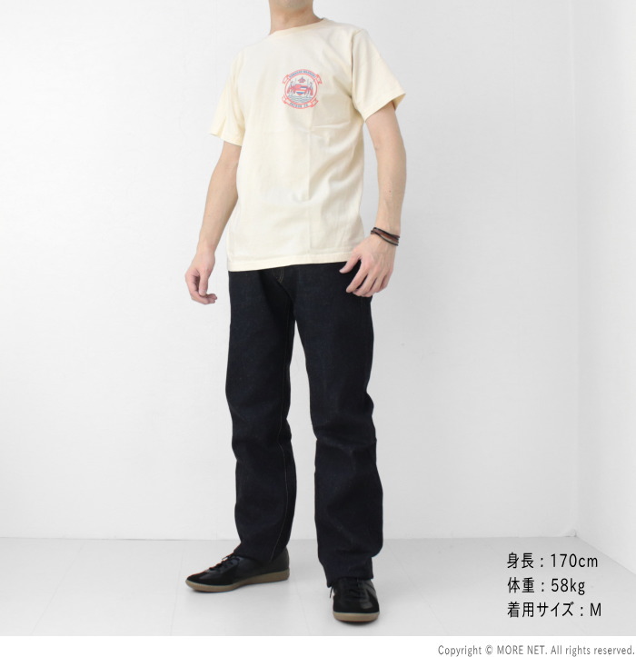 フェローズ PHERROW'S プリント半袖Tシャツ 25S-PT6 メンズ HAWAIIAN NAVY 2025春夏 | Pherrow's | 10