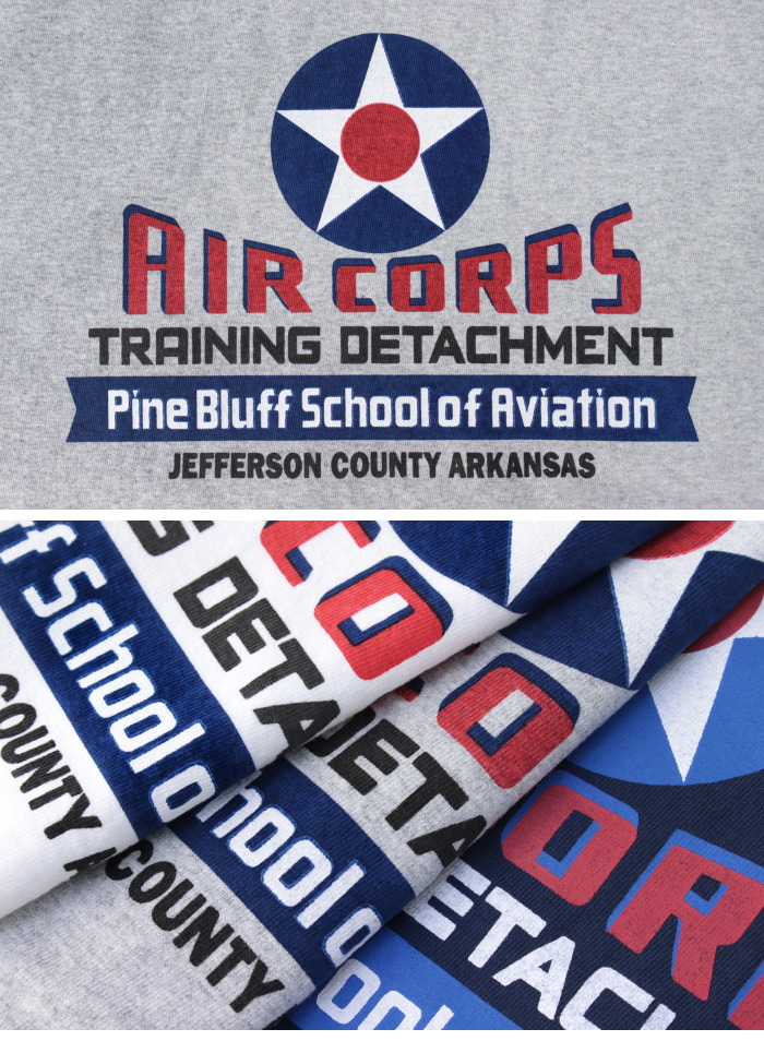 フェローズ PHERROW'S プリント半袖Tシャツ 25S-PT7 メンズ AIR CORPS 2025春夏 | Pherrow's | 06