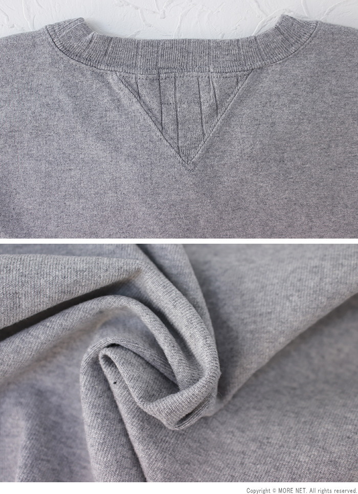 フェローズ PHERROW'S ルーズフィットVガゼットTシャツ 25S-PVGT メンズ 日本製 無地 スウェット 2025春夏 | Pherrow's | 10