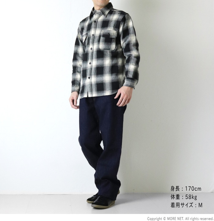 Pherrow's 長袖チェックシャツ フェローズ Pherrow's 長袖 フランネル
