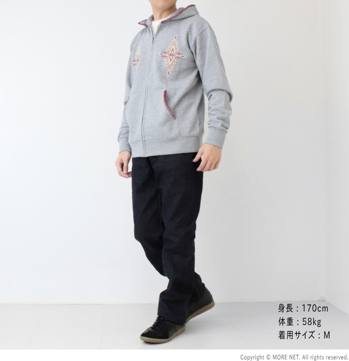 フェローズ ネイティブ ジップパーカー 刺繍ゲリラ特価中 - フェローズ