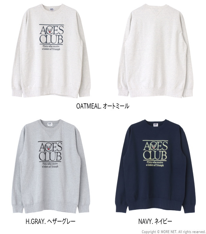 フェローズ PHERROW'S プリントスウェットTシャツ 25W-PVGS2 メンズ 日本製 長袖 ACES CLUB 2025秋冬 | Pherrow's | 04