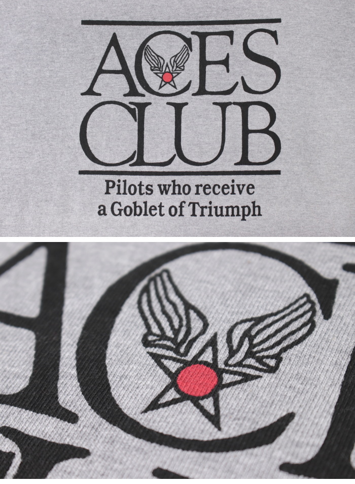 フェローズ PHERROW'S プリントスウェットTシャツ 25W-PVGS2 メンズ 日本製 長袖 ACES CLUB 2025秋冬 | Pherrow's | 07