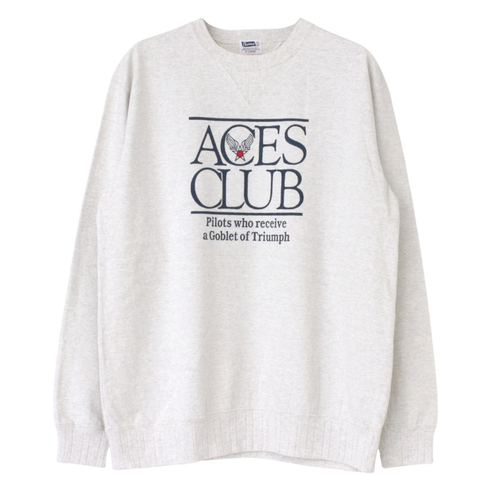フェローズ PHERROW'S プリントスウェットTシャツ 25W-PVGS2 メンズ 日本製 長袖 ACES CLUB 2025秋冬 | Pherrow's | 01