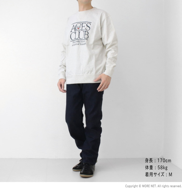 フェローズ PHERROW'S プリントスウェットTシャツ 25W-PVGS2 メンズ 日本製 長袖 ACES CLUB 2025秋冬 | Pherrow's | 10