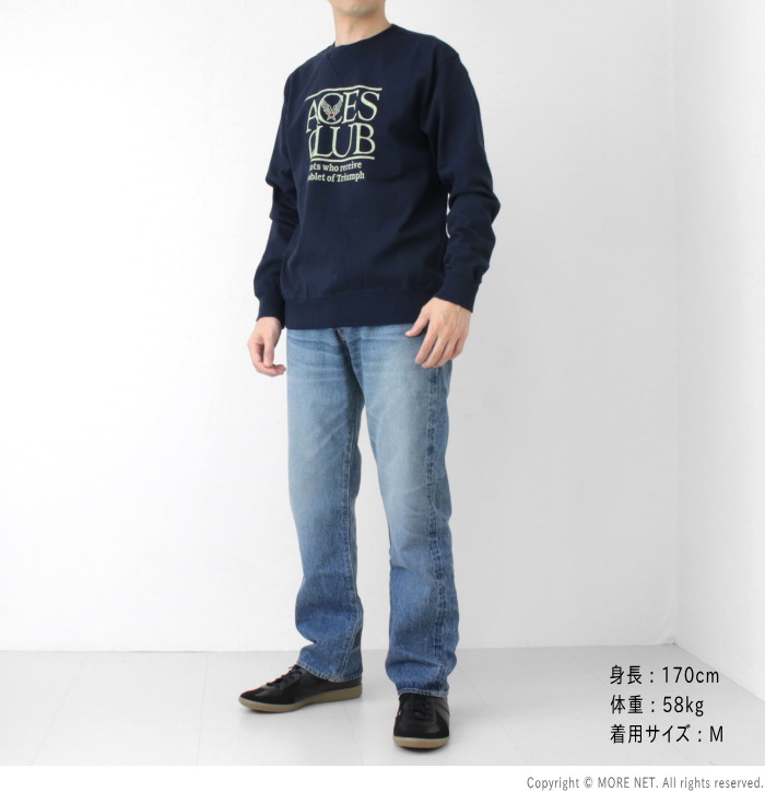 フェローズ PHERROW'S プリントスウェットTシャツ 25W-PVGS2 メンズ 日本製 長袖 ACES CLUB 2025秋冬 | Pherrow's | 11