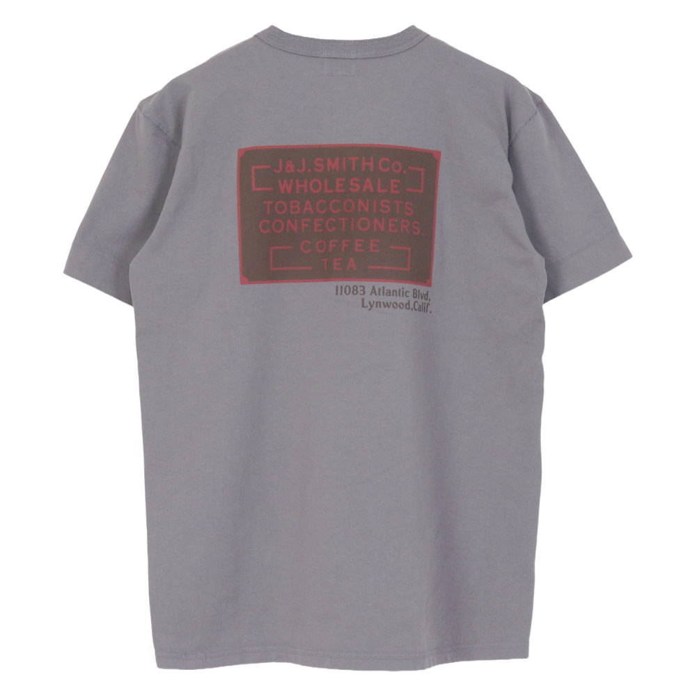 Pherrow's（フェローズ） ヘンリーネックプリントTシャツ 26S-PHNT1