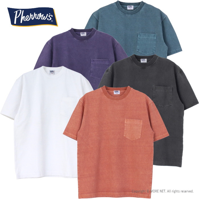 Pherrow's（フェローズ） ヘビーウエイトポケットTシャツ 26S-PHPT