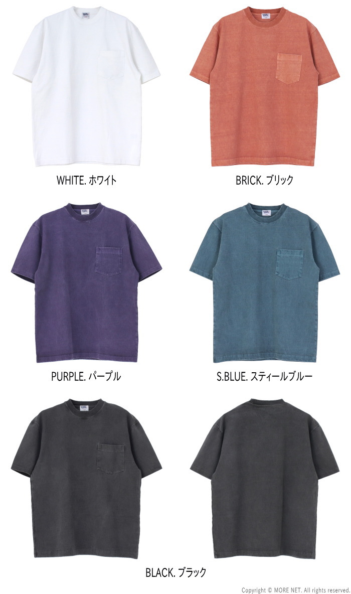 Pherrow's（フェローズ） ヘビーウエイトポケットTシャツ 26S-PHPT
