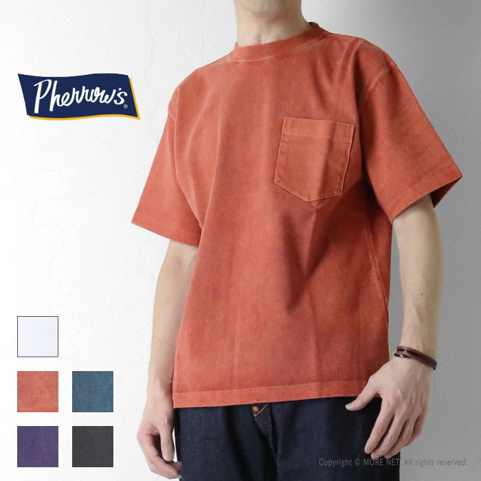 Pherrow's（フェローズ） ヘビーウエイトポケットTシャツ 26S-PHPT