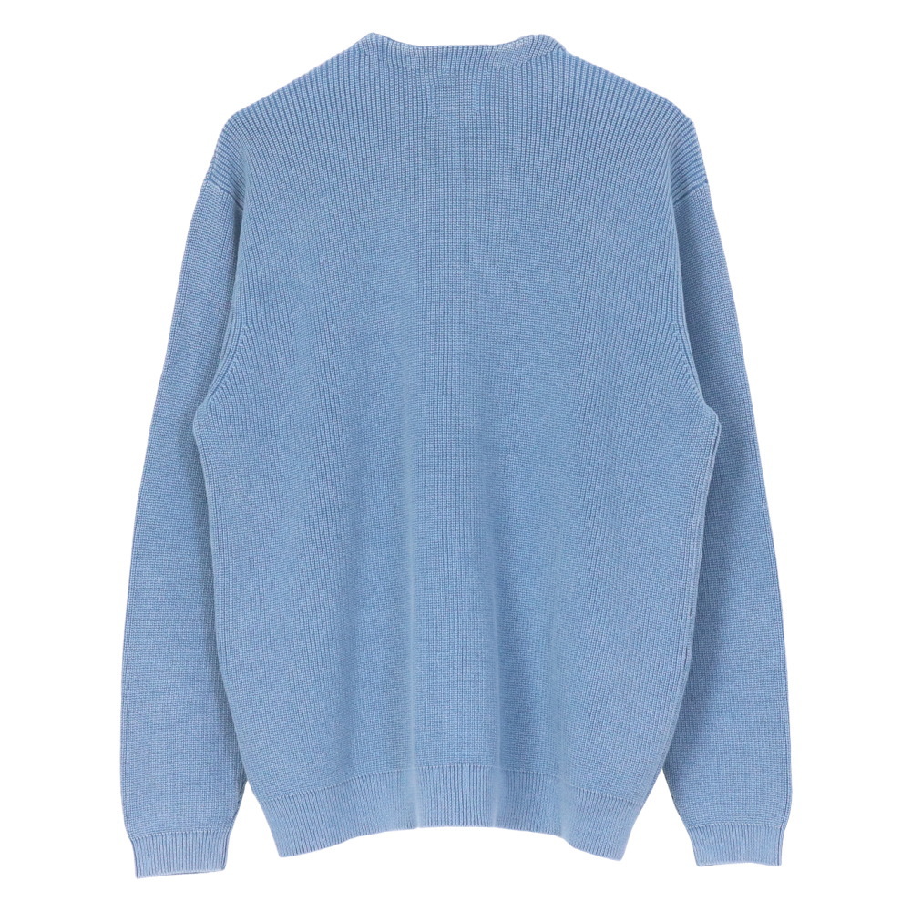 Pherrow's（フェローズ） 片畦編みフェード加工コットンカーディガン