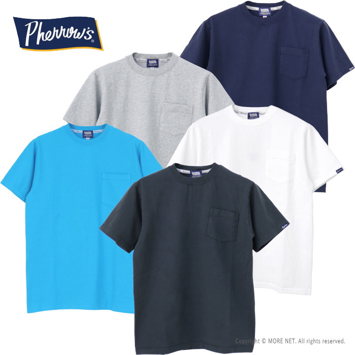 Pherrow's（フェローズ） PHERROW'S Vガゼット長袖Tシャツ 24W-PVGS