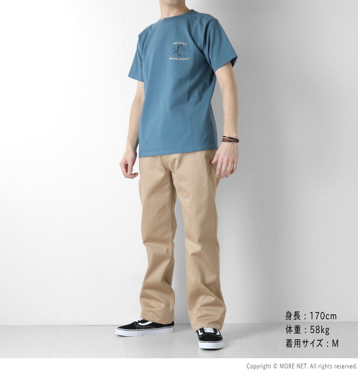 Pherrow's（フェローズ） プリント半袖Tシャツ 26S-PT7 メンズ PELICAN