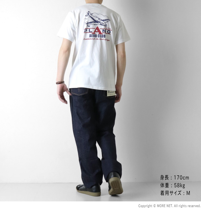 Pherrow's（フェローズ） プリント半袖Tシャツ 26S-PT9 メンズ PLANO